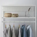 IKEA PLATSA ПЛАТСА, открытый модуль для одежды, белый, 80x40x180 см 604.526.02 фото thumb №2