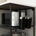 IKEA ENHET ЕНХЕТ, кухня, антрацит / білий, 183x63.5x222 см 193.374.60 фото thumb №6