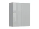 Кухонный шкаф BRW Top Line 80 см с отводом двухдверный серый глянец, серый гранола/серый глянец TV_GC_80/95_L/P-SZG/SP фото thumb №2