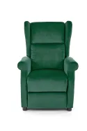 Крісло реклайнер HALMAR AGUSTIN 2 темно-зелений фото thumb №4