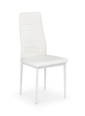Кухонний стілець HALMAR K70C, екошкіра:  білий фото