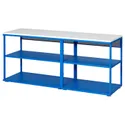 IKEA PLATSA ПЛАТСА, открытый стеллаж, голубой, 140x42x63 см 495.217.01 фото thumb №1