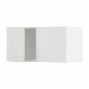 IKEA METOD МЕТОД, шафа навісна із 2 дверцятами, білий / стенсундський білий, 80x40 см 094.577.40 фото