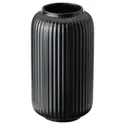 IKEA STILREN СТІЛЬРЕН, ваза, чорний, 22 см 305.627.82 фото thumb №1