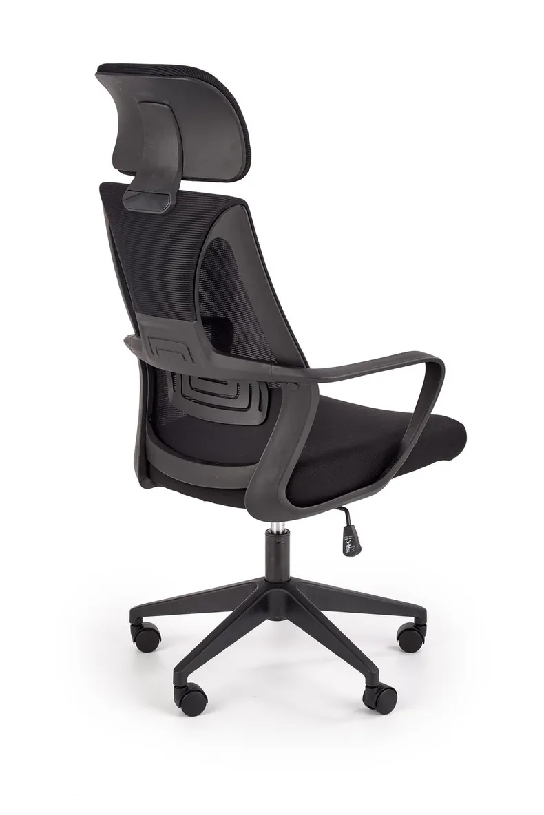 Кресло компьютерное офисное вращающееся HALMAR VALDEZ черный/черный фото №4