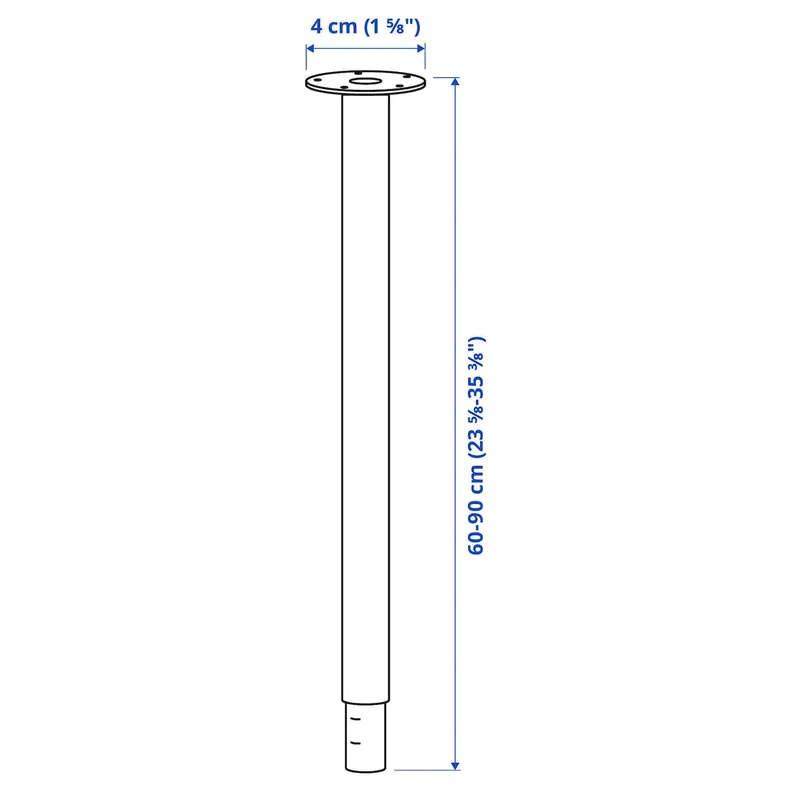 IKEA ANFALLARE АНФАЛЛАРЕ / OLOV ОЛОВ, письмовий стіл, бамбук / чорний, 140x65 см 594.177.04 фото №5