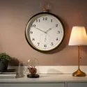 IKEA KUTTERSMYCKE КУТТЕРСМЮККЕ, настінний годинник, чорний, 46 см 105.205.14 фото thumb №2