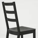 IKEA SKOGSTA СКОГСТА / NORDVIKEN НОРДВИКЕН, стол и 6 стульев, акация / черный, 235x100 см 694.826.90 фото thumb №3