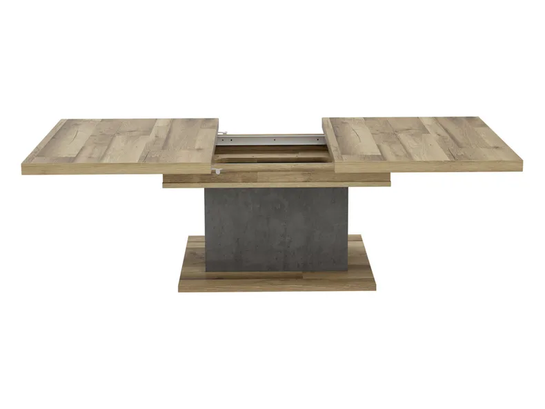 BRW Журнальный стол расскладной Ricciano, 120 см, темно-серый бетон / дуб BNCI/DAKL фото №4