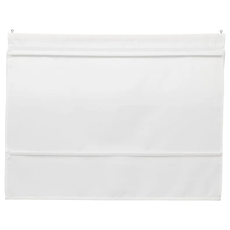 IKEA RINGBLOMMA РИНГБЛУММА, римская штора, белый, 80x160 см 902.580.62 фото №1