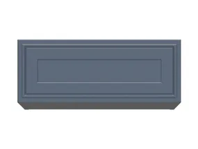 BRW Кухонный шкаф Верди 60 см с наклонной столешницей мистик матовый, черный/матовый FL_NO_60/23_O-CA/MIM фото