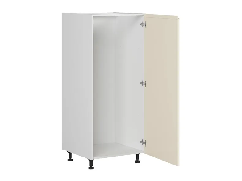 Шафа кухонна для вбудованого холодильника BRW Sole 60 см правий глянець магнолія, альпійський білий/магнолія глянець FH_DL_60/143_P-BAL/XRAL0909005 фото №3