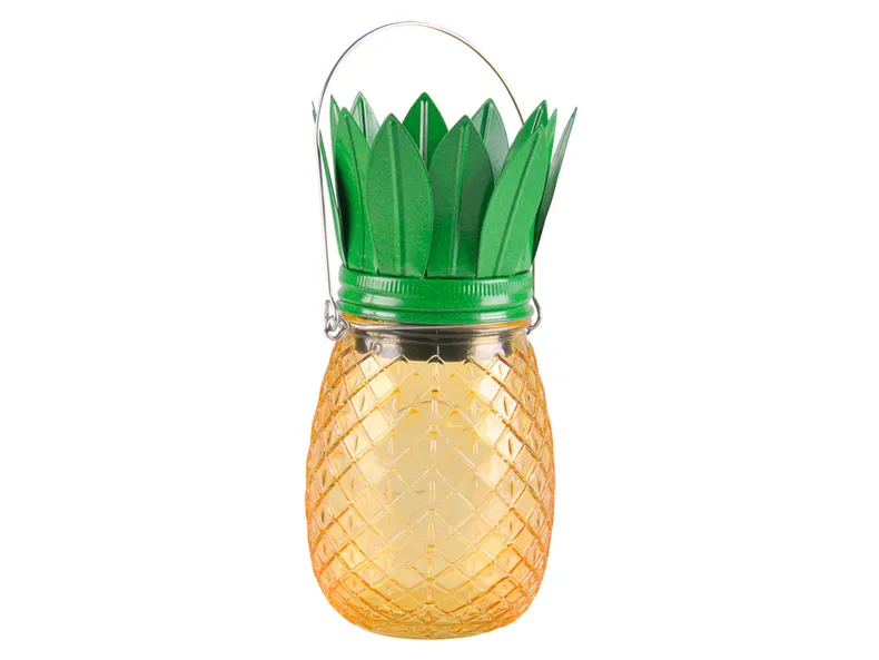 BRW Сонячна лампа з ананасового скла оранжево-зеленого кольору 093259 фото №1