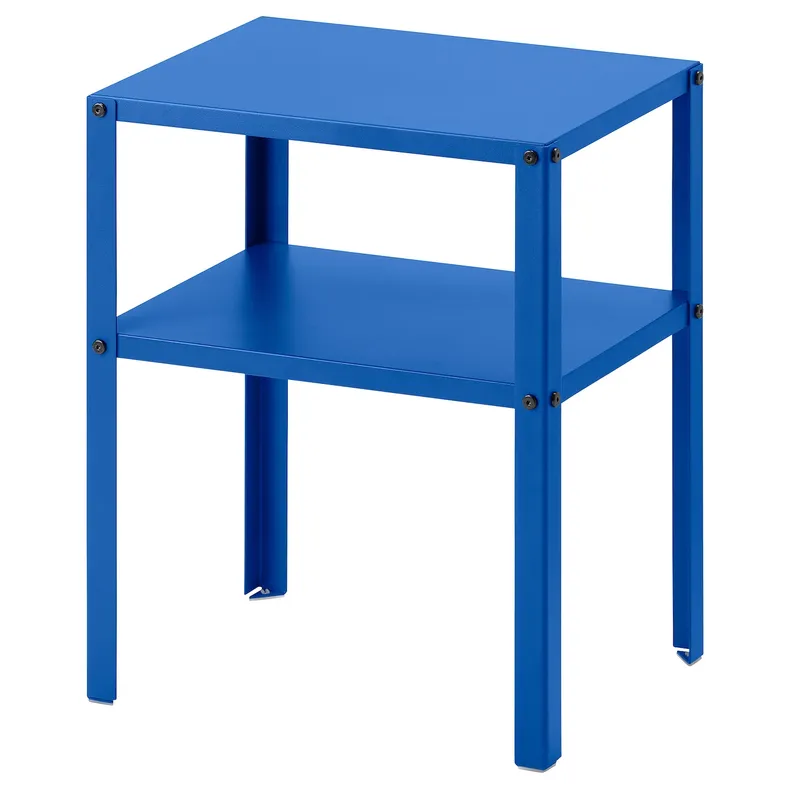 IKEA KNARREVIK КНАРРЕВІК, приліжковий столик, яскраво-синій, 37x28 см 505.641.34 фото №1