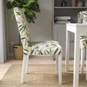 IKEA BERGMUND БЕРГМУНД, стілець, білий / ФОГЕЛЬФОРС різнобарвний 993.880.97 фото thumb №9