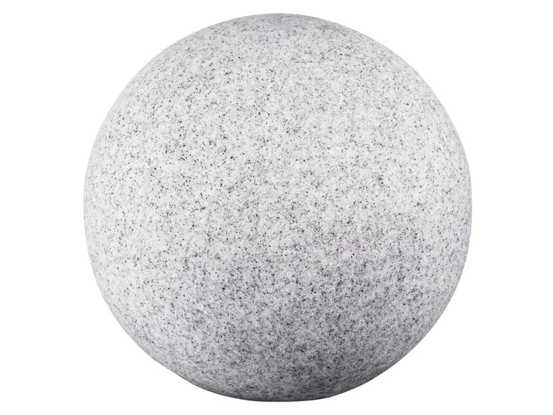 BRW Садовый светильник Stono 58,5 см пластиковая сфера серый 093186 фото №1