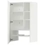 IKEA METOD МЕТОД, навесной шкаф д / вытяжки / полка / дверь, белый Энкёпинг / белая имитация дерева, 60x100 см 295.041.99 фото