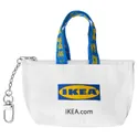 IKEA KNÖLIG КНЁЛИГ, кольцо для ключей, маленький белый, 9x7 см 006.007.47 фото thumb №1