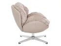 Кресло мягкое поворотное SIGNAL BETTY, ткань + экокожа: античный розовый фото thumb №4