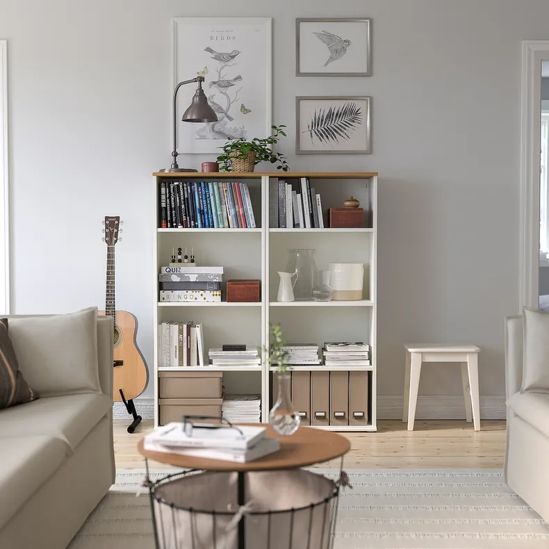IKEA SKRUVBY СКРУВБЮ, книжкова шафа, білий, 60x140 см 405.035.46 фото №4