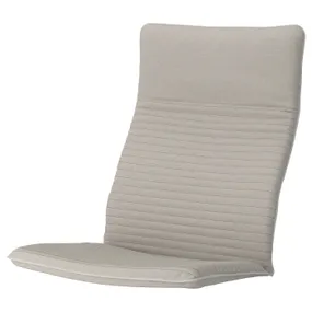 IKEA POÄNG ПОЕНГ, подушка для крісла, КНІСА світло-бежевий 003.943.18 фото