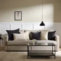 IKEA SANELA САНЕЛА, чохол на подушку, темно-сірий, 50x50 см 804.717.32 фото thumb №7