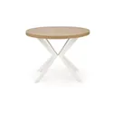 Розкладний стіл HALMAR PERONI 100-250x100 см золотий дуб - білий фото thumb №1
