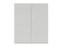 BRW Двухдверный верхний кухонный шкаф Sole 80 см светло-серый глянец, альпийский белый/светло-серый глянец FH_G_80/95_L/P-BAL/XRAL7047 фото thumb №1