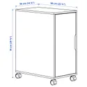 IKEA ALEX, шкаф на колесах, Темно-серый/черный, 36x76 см 295.826.82 фото thumb №6