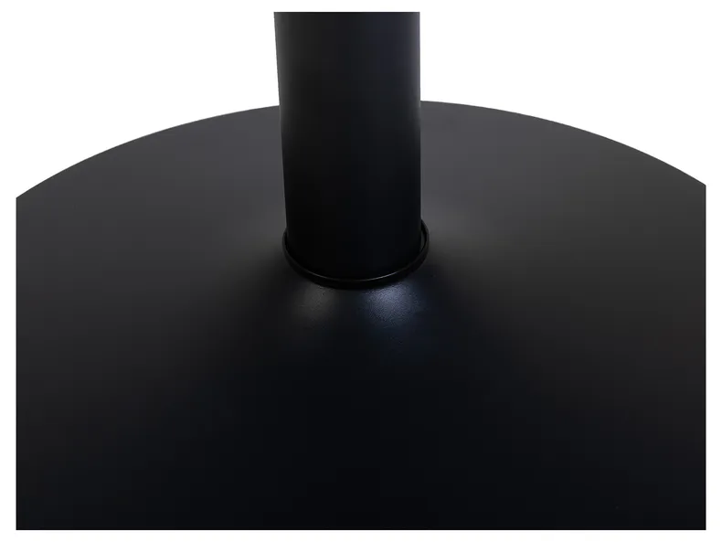 Стол круглый шпонированный BRW Graus, 110 см, черный BLACK фото №3