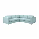 IKEA VIMLE ВІМЛЕ, чохол для кутового дивана, 4-місний, Саксемара світло-блакитна 993.995.19 фото thumb №2