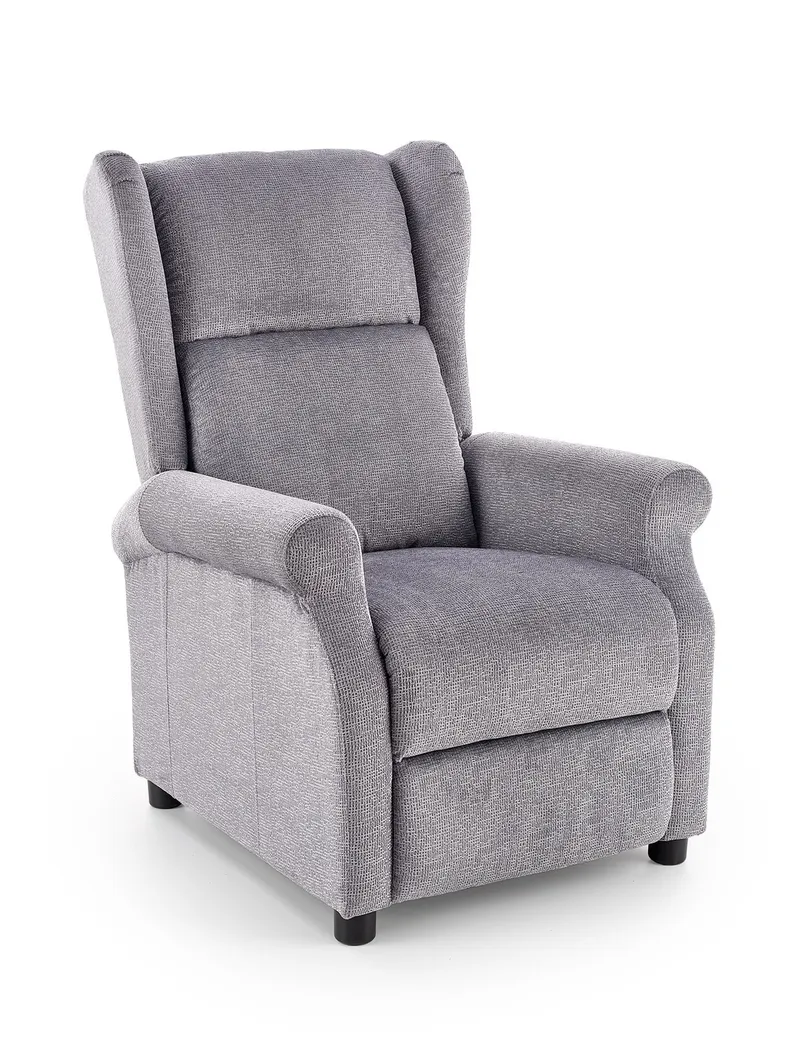 Крісло з масажною функцією HALMAR AGUSTIN M сірий фото №1
