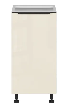BRW Правосторонний кухонный шкаф Sole L6 40 см магнолия жемчуг, альпийский белый/жемчуг магнолии FM_D_40/82_P-BAL/MAPE фото