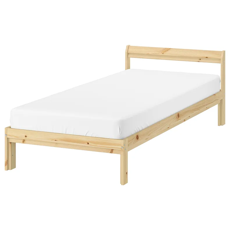 IKEA NEIDEN НЕІДЕН, каркас ліжка, сосна / ЛУРОЙ, 90x200 см 592.486.12 фото №1