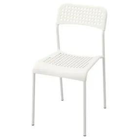 IKEA ADDE АДДЕ, стілець, білий 102.191.78 фото