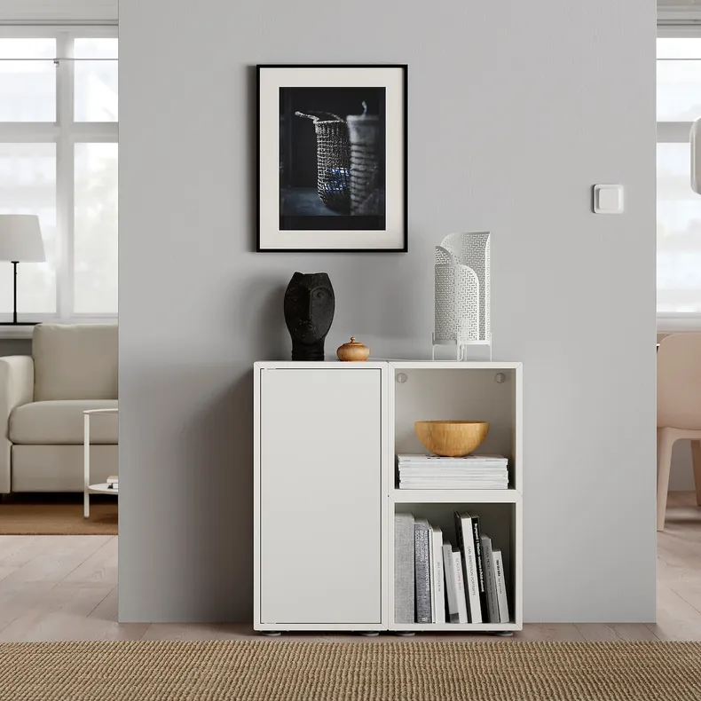 IKEA EKET ЭКЕТ, комбинация шкафов с ножками, белый, 70x35x72 см 194.944.74 фото №2