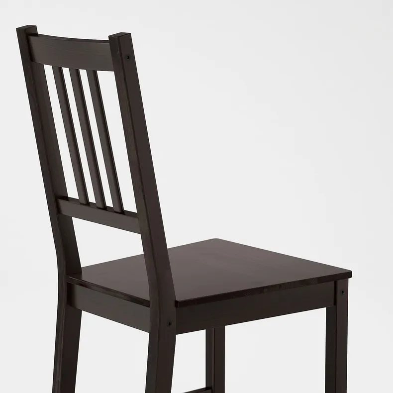 IKEA STEFAN СТЕФАН, стул, коричнево-чёрный 002.110.88 фото №5