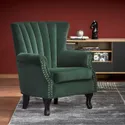 Кресло мягкое HALMAR TITAN темно-зеленое фото thumb №2