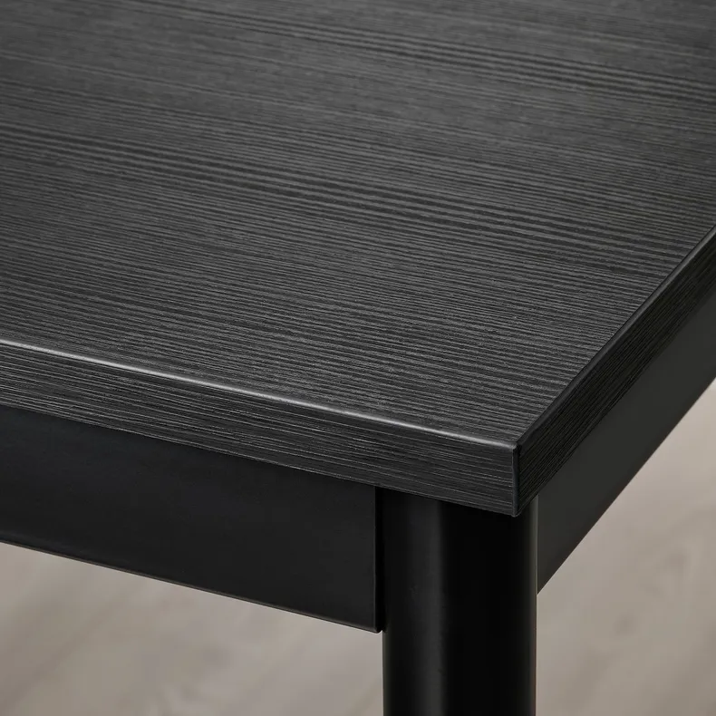 IKEA SANDSBERG САНДСБЕРГ / ADDE АДДЕ, стіл+2 стільці, чорний/чорний, 67x67 см 194.291.91 фото №3
