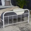 Кровать металлическая 120x200 см MEBEL ELITE PABLO, Белый фото thumb №4