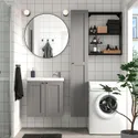 IKEA ENHET ЕНХЕТ, ванна, антрацитовий / сірий каркас, 64x33x65 см 095.477.55 фото thumb №3