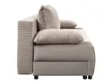 BRW Трехместный диван Gapi раскладной диван с ящиком для хранения велюровый вельвет бежевый, Парос 2/Посо 105/Посо 2 SO3-GAPI-LX_3DL-G2_BD5E01 фото thumb №5