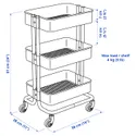 IKEA RÅSKOG / NORRÅVA, тележка с крышкой, белый, 28x38x61 см 795.807.65 фото thumb №5