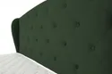 Двоспальне ліжко з ящиками HALMAR SABRINA 160x200 см темно-зелене фото thumb №5