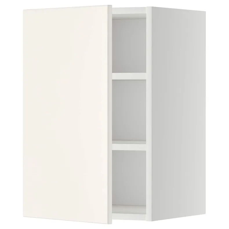 IKEA METOD МЕТОД, навесной шкаф с полками, белый / белый, 40x60 см 294.580.36 фото №1