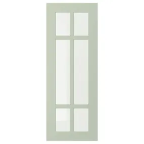 IKEA STENSUND СТЕНСУНД, стеклянная дверь, светло-зелёный, 30x80 см 905.240.18 фото
