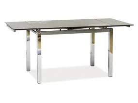 Стол раскладной SIGNAL GD017, 110-170х74 см, серый/хром фото