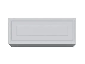 BRW Верхня кухонна шафа Verdi 60 см перекидна світло-сіра матова, гренола сірий/світло-сірий матовий FL_NO_60/23_O-SZG/JSZM фото