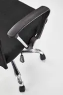 Крісло комп'ютерне офісне обертове HALMAR VIRE чорний фото thumb №5