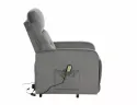 Кресло-реклайнер раскладное SIGNAL OTUS II Velvet, Bluvel 14 - серый фото thumb №4